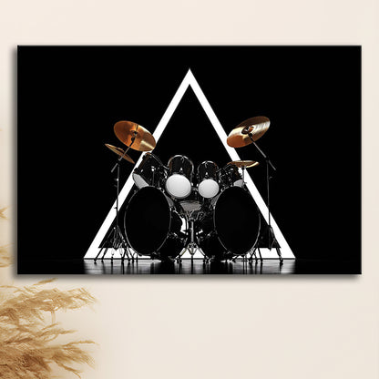 Drum Kit Canvas Print, Music Wall Decor, Gift for Drummer, Cavas Print Wall Art Hom Decor