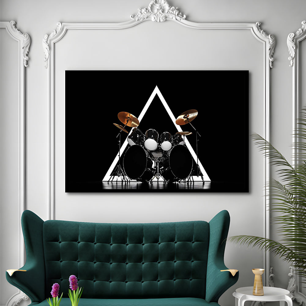 Drum Kit Art Prints, Music Wall Decor, Gift For Drummer, Framed Art Print, Picture Framed