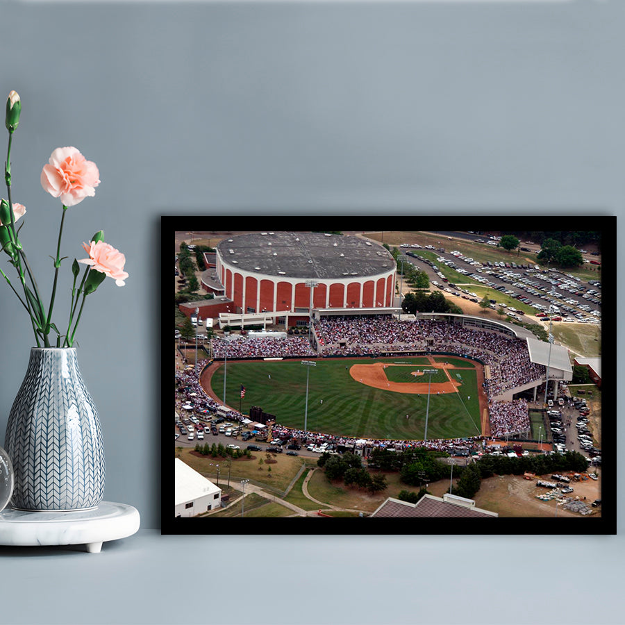 Dudy Noble Field Aerial View, Stadium Canvas, Sport Art, Gift for him, Framed Art Print Wall Decor, Picture Framed