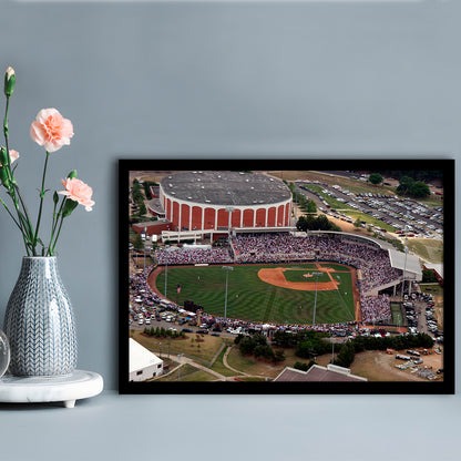 Dudy Noble Field Aerial View, Stadium Canvas, Sport Art, Gift for him, Framed Art Print Wall Decor, Picture Framed