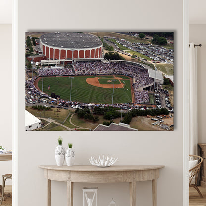 Dudy Noble Field Aerial View, Stadium Canvas, Sport Art, Gift for him, Man Cave Decor, Art Print, Canvas Print Wall Art
