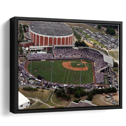 Dudy Noble Field Aerial View, Stadium Canvas, Sport Art, Framed Canvas Print Wall Art, Floating Frame