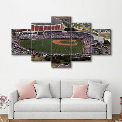 Dudy Noble Field Aerial View, Stadium Canvas, Sport Art, Gift for him, 5 Panel, Large Canvas, Canvas Print Wall Art