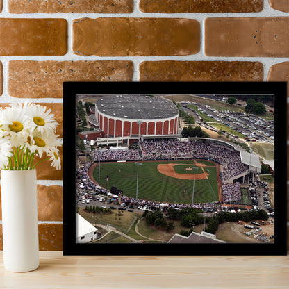 Dudy Noble Field Aerial View, Stadium Canvas, Sport Art, Gift for him, Framed Art Print Wall Decor, Picture Framed
