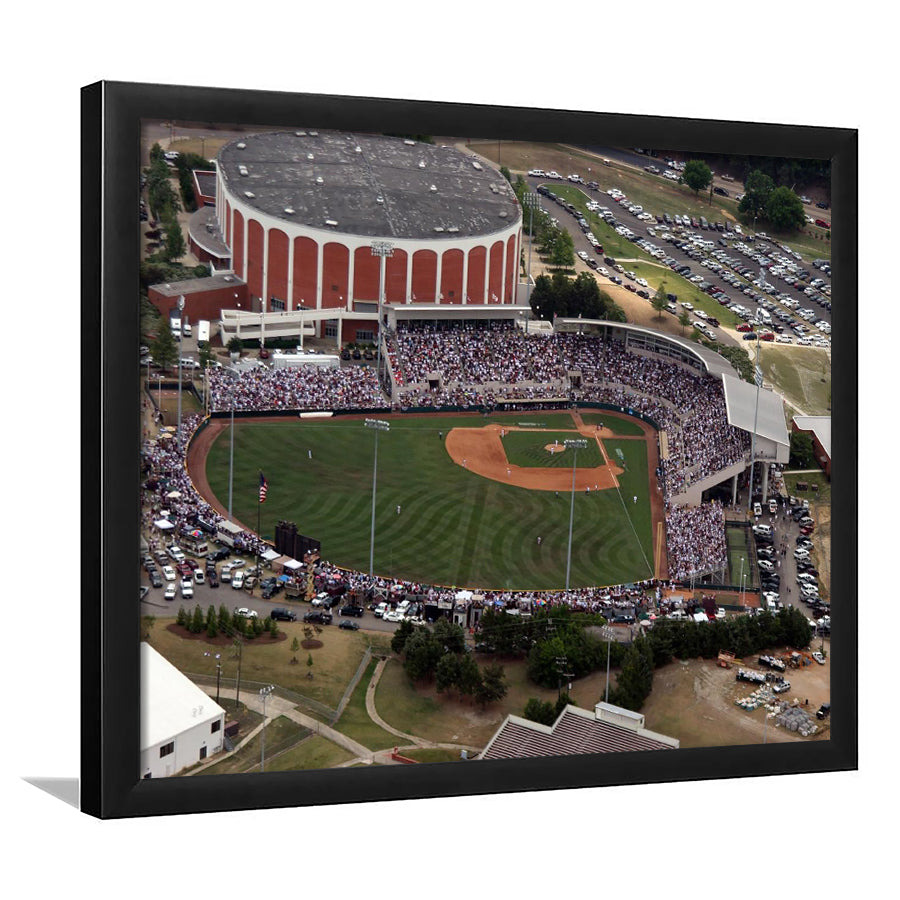 Dudy Noble Field Aerial View, Stadium Canvas, Sport Art, Gift for him, Framed Art Print Wall Decor, Picture Framed