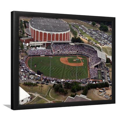Dudy Noble Field Aerial View, Stadium Canvas, Sport Art, Gift for him, Framed Art Print Wall Decor, Picture Framed
