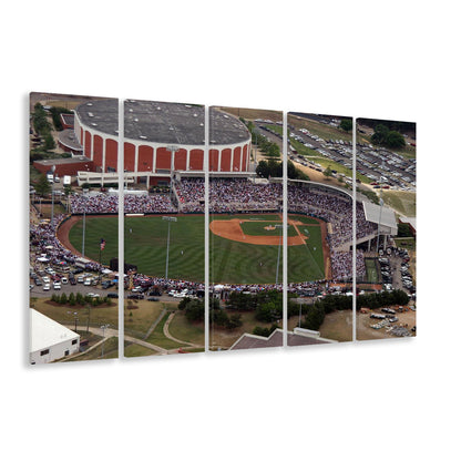 Dudy Noble Field Aerial View, Stadium Canvas, Sport Art, 5 Panel B, Extra Large Canvas, Canvas Print Wall Art