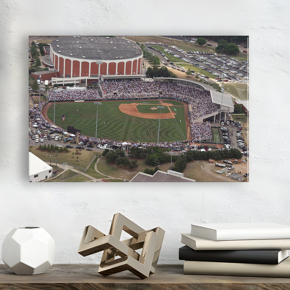 Dudy Noble Field Aerial View, Stadium Canvas, Sport Art, Gift for him, Man Cave Decor, Art Print, Canvas Print Wall Art