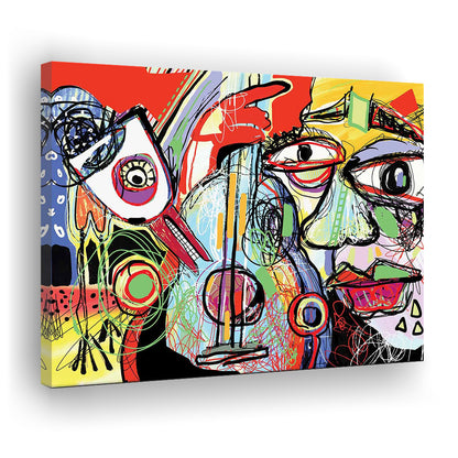 Dynamic Symphony Canvas Print, Contemporary Whirlwind Wall Art, Striking Large Wall Decor, Cavas Print Wall Art Hom Decor