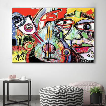 Dynamic Symphony Canvas Print, Contemporary Whirlwind Wall Art, Striking Large Wall Decor, Cavas Print Wall Art Hom Decor