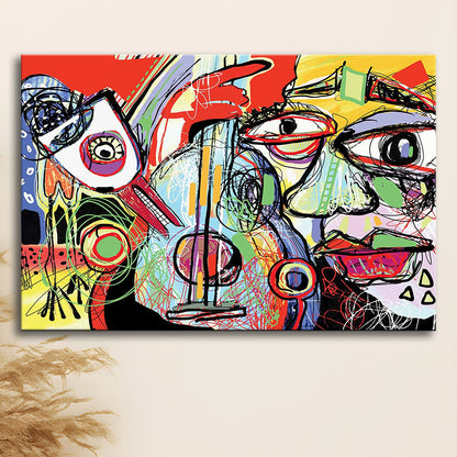 Dynamic Symphony Canvas Print, Contemporary Whirlwind Wall Art, Striking Large Wall Decor, Cavas Print Wall Art Hom Decor
