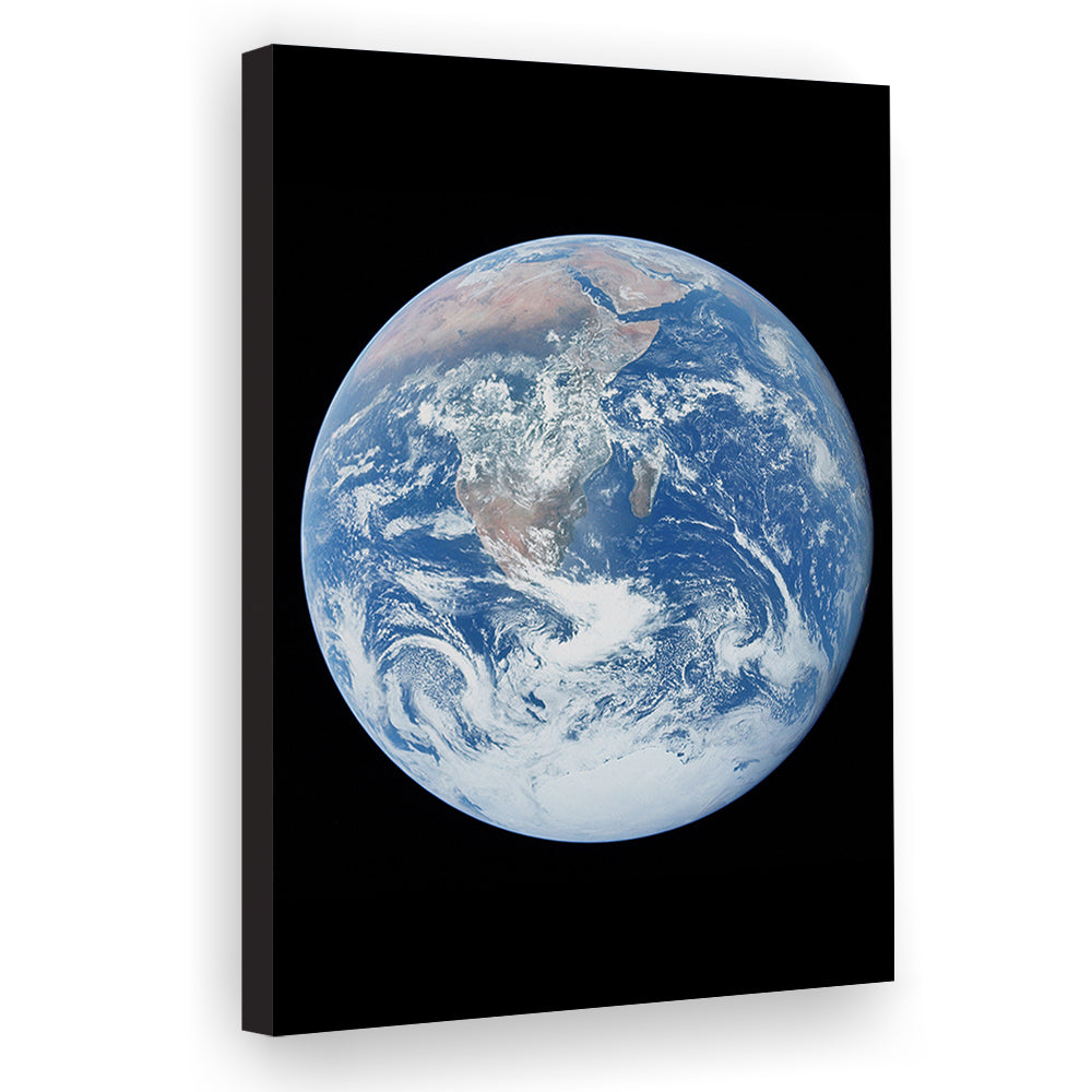 Earth Wall Art, The Blue Marble, Science Classroom, Home Office Decor, Science, Gifts, Canvas Print Wall Art