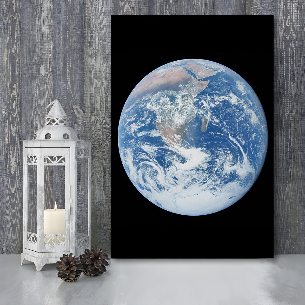 Earth Wall Art, The Blue Marble, Science Classroom, Home Office Decor, Science, Gifts, Canvas Print Wall Art