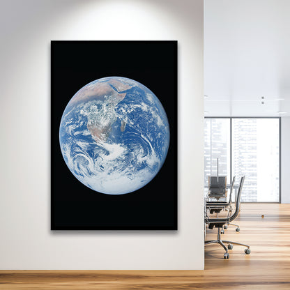 Earth Wall Art, The Blue Marble, Science Classroom, Home Office Decor, Science, Gifts, Framed Art Print Wall Decor