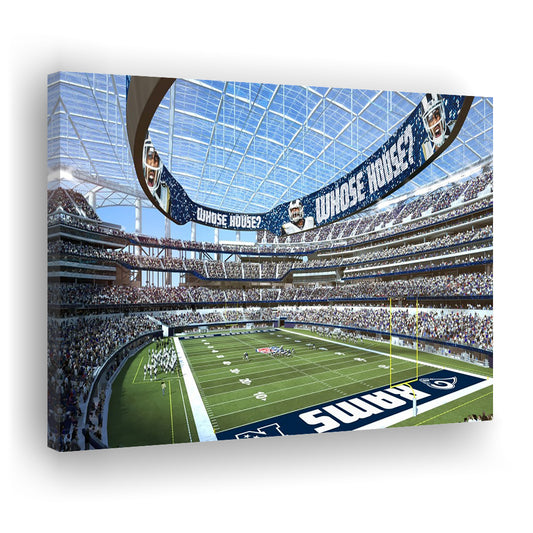 Economics Sports Stadium, Stadium Canvas, Sport Art, Gift for him, Man Cave Decor, Art Print, Canvas Print Wall Art