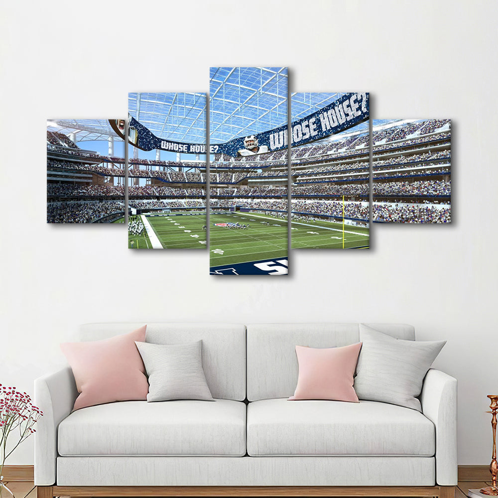 Economics Sports Stadium, Stadium Canvas, Sport Art, Gift for him, 5 Panel, Large Canvas, Canvas Print Wall Art