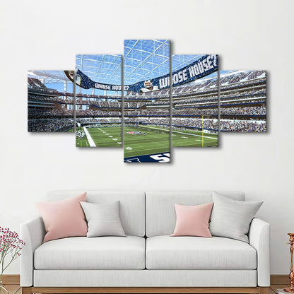 Economics Sports Stadium, Stadium Canvas, Sport Art, Gift for him, 5 Panel, Large Canvas, Canvas Print Wall Art