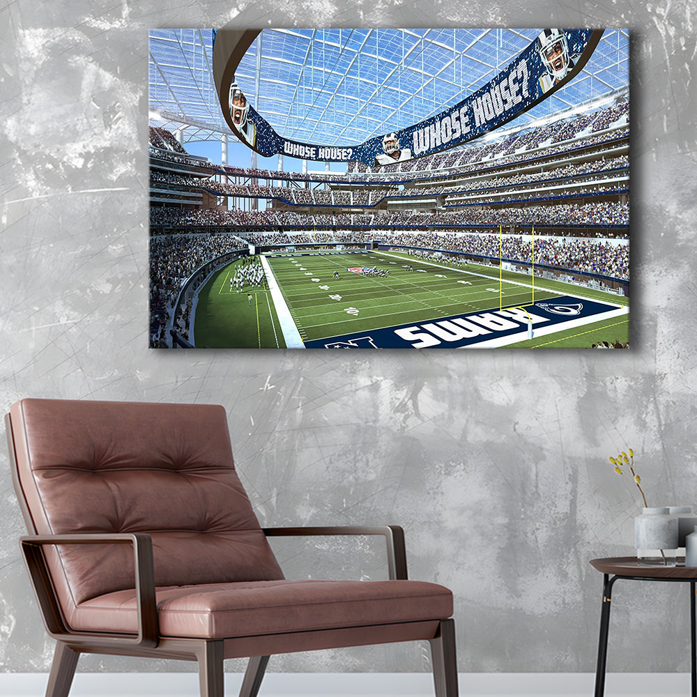 Economics Sports Stadium, Stadium Canvas, Sport Art, Gift for him, Man Cave Decor, Art Print, Canvas Print Wall Art