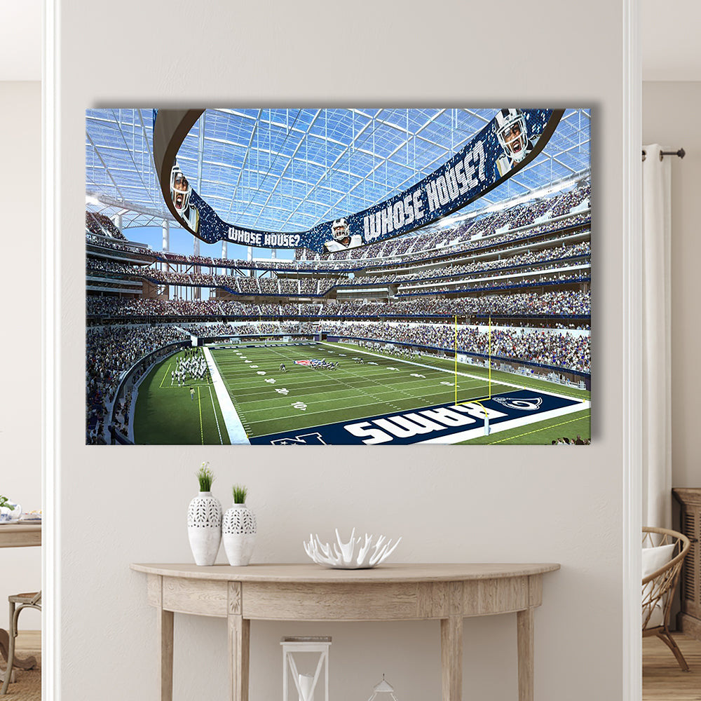 Economics Sports Stadium, Stadium Canvas, Sport Art, Gift for him, Man Cave Decor, Art Print, Canvas Print Wall Art