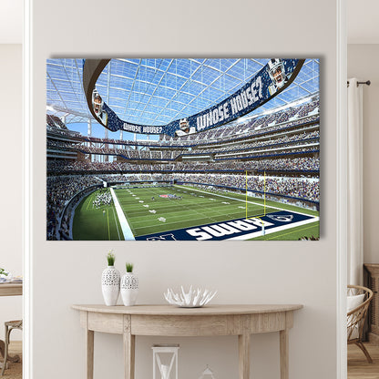Economics Sports Stadium, Stadium Canvas, Sport Art, Gift for him, Man Cave Decor, Art Print, Canvas Print Wall Art