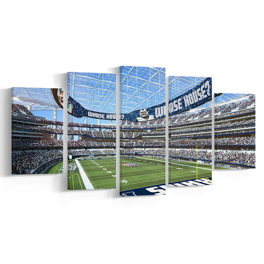 Economics Sports Stadium, Stadium Canvas, Sport Art, Gift for him, 5 Panel, Large Canvas, Canvas Print Wall Art