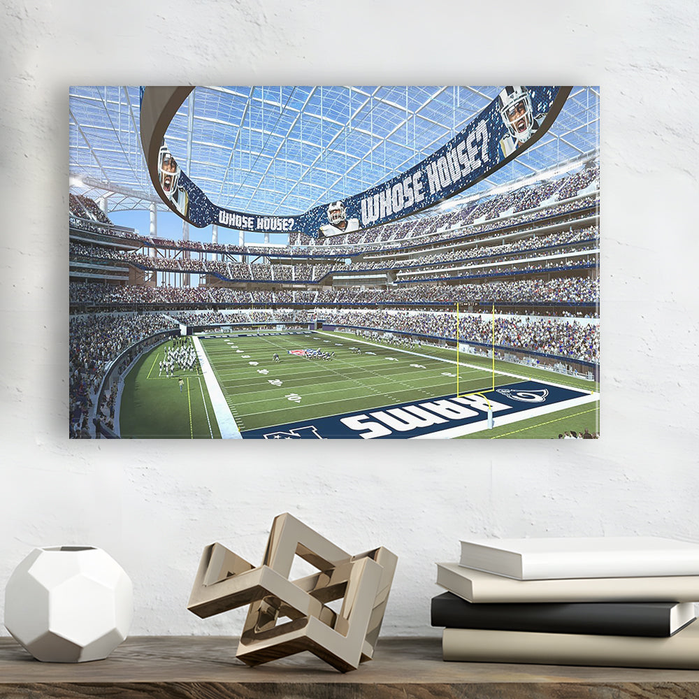 Economics Sports Stadium, Stadium Canvas, Sport Art, Gift for him, Man Cave Decor, Art Print, Canvas Print Wall Art