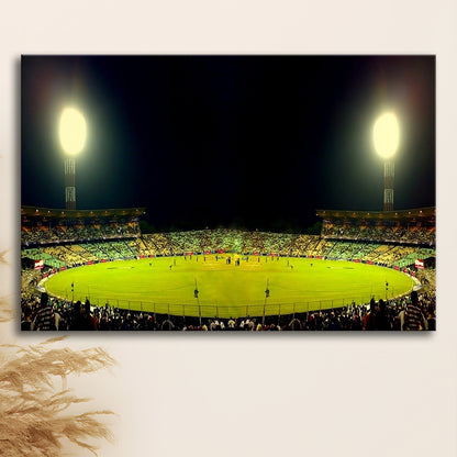 Eden Garden Cricket Ground, Stadium Canvas, Sport Art, Gift for him, Man Cave Decor, Art Print, Canvas Print Wall Art