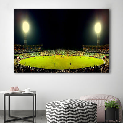 Eden Garden Cricket Ground, Stadium Canvas, Sport Art, Gift for him, Man Cave Decor, Art Print, Canvas Print Wall Art