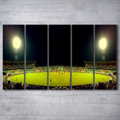 Eden Garden Cricket Ground, Stadium Canvas, Sport Art, 5 Panel B, Extra Large Canvas, Canvas Print Wall Art