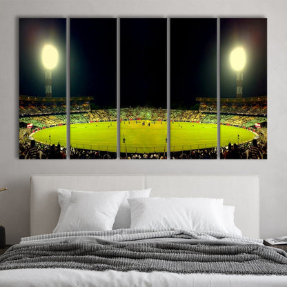 Eden Garden Cricket Ground, Stadium Canvas, Sport Art, 5 Panel B, Extra Large Canvas, Canvas Print Wall Art
