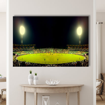 Eden Garden Cricket Ground, Stadium Canvas, Sport Art, Gift for him, Man Cave Decor, Art Print, Canvas Print Wall Art