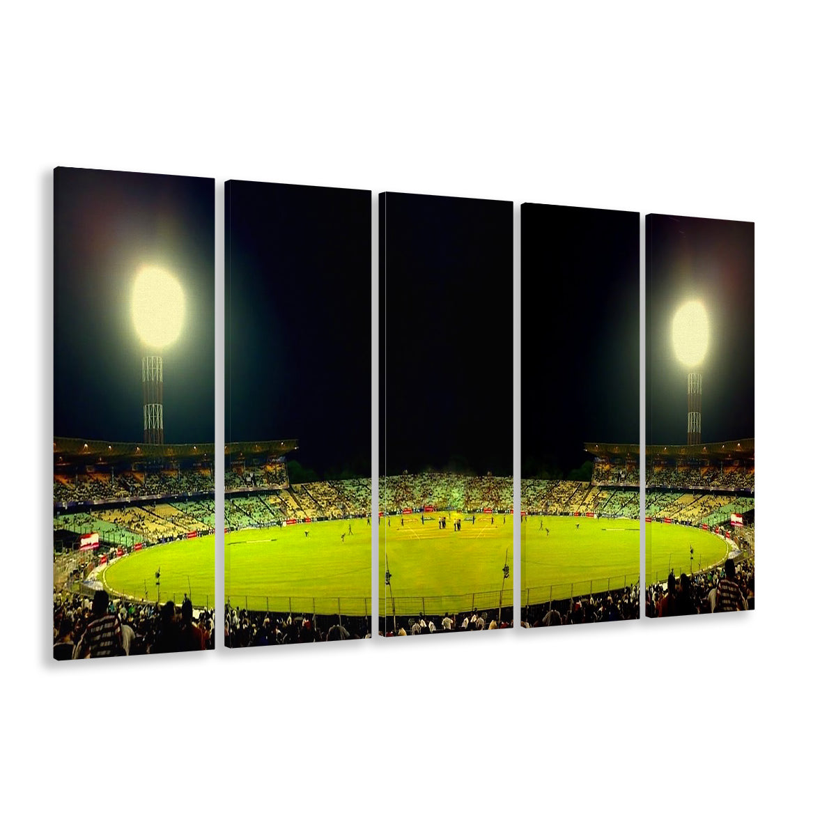 Eden Garden Cricket Ground, Stadium Canvas, Sport Art, 5 Panel B, Extra Large Canvas, Canvas Print Wall Art