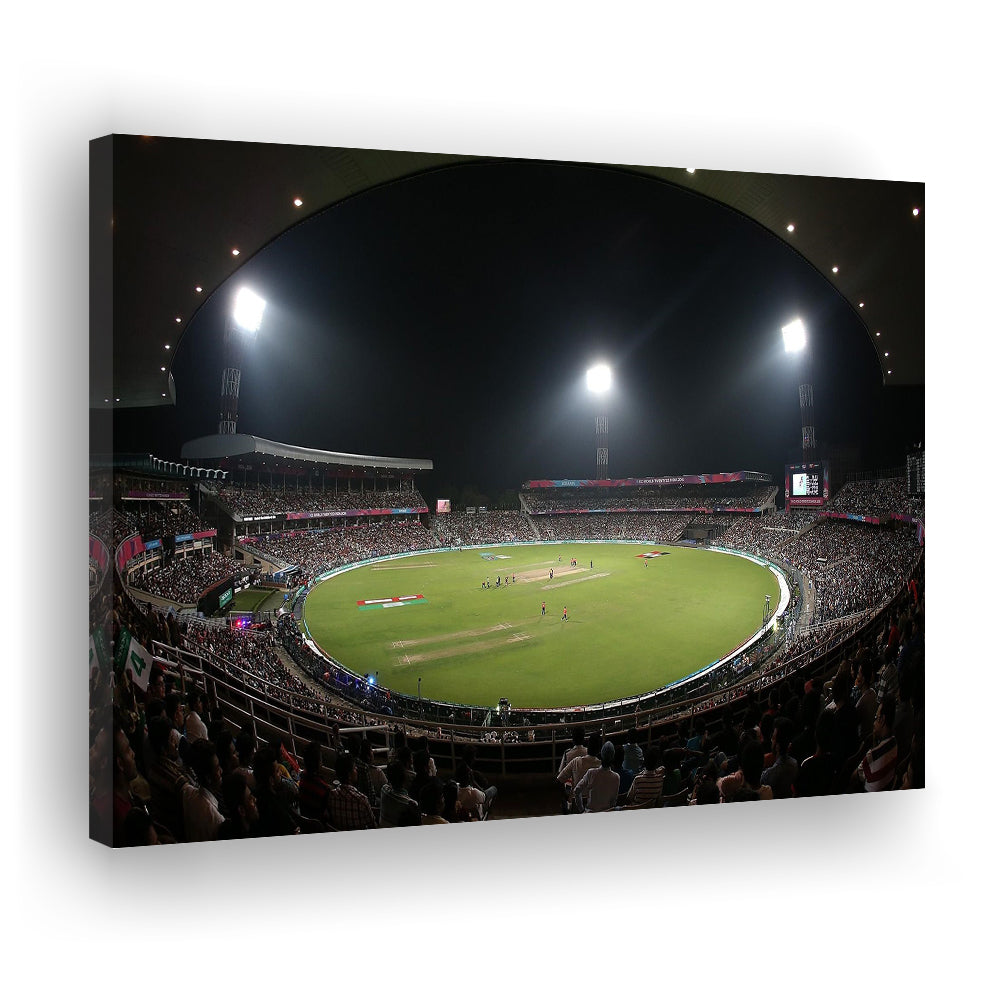 Eden Gardens in Kolkata, Stadium Canvas, Sport Art, Gift for him, Man Cave Decor, Art Print, Canvas Print Wall Art