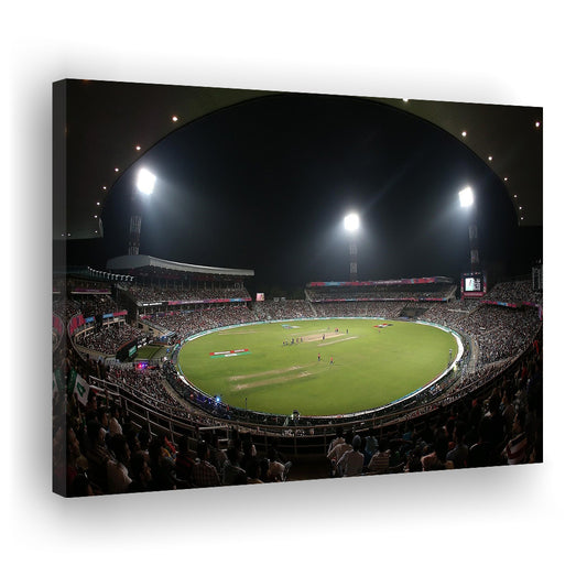 Eden Gardens in Kolkata, Stadium Canvas, Sport Art, Gift for him, Man Cave Decor, Art Print, Canvas Print Wall Art