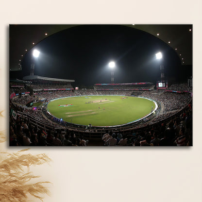Eden Gardens in Kolkata, Stadium Canvas, Sport Art, Gift for him, Man Cave Decor, Art Print, Canvas Print Wall Art
