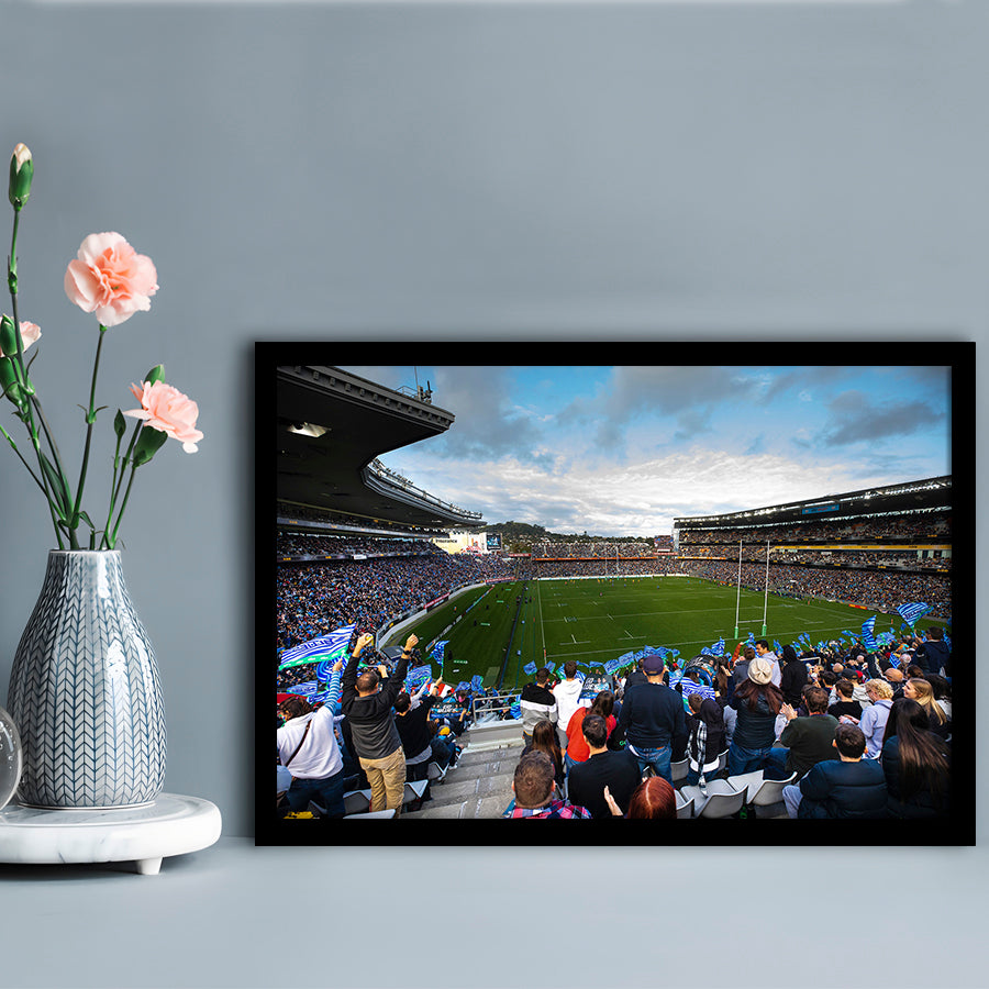 Eden Park New Zealand, Stadium Canvas, Sport Art, Gift for him, Framed Art Print Wall Decor, Picture Framed