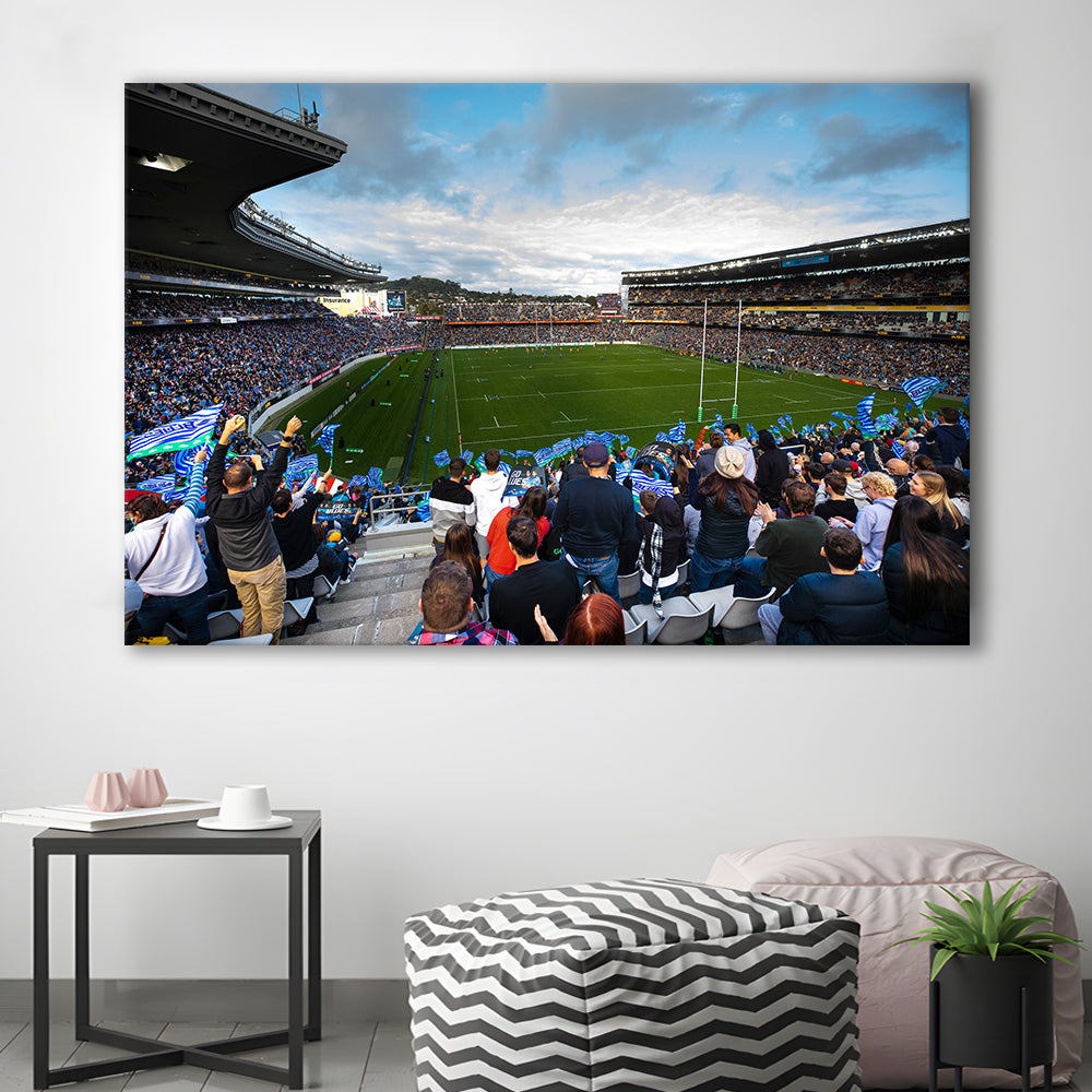 Eden Park New Zealand, Stadium Canvas, Sport Art, Gift for him, Man Cave Decor, Art Print, Canvas Print Wall Art