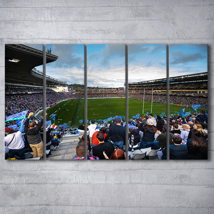 Eden Park New Zealand, Stadium Canvas, Sport Art, 5 Panel B, Extra Large Canvas, Canvas Print Wall Art