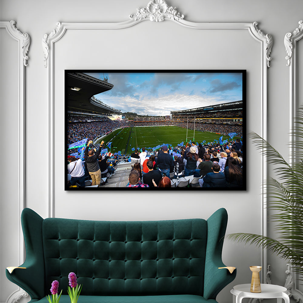 Eden Park New Zealand, Stadium Canvas, Sport Art, Gift for him, Framed Art Print Wall Decor, Picture Framed