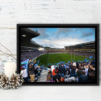 Eden Park New Zealand, Stadium Canvas, Sport Art, Framed Canvas Print Wall Art, Floating Frame