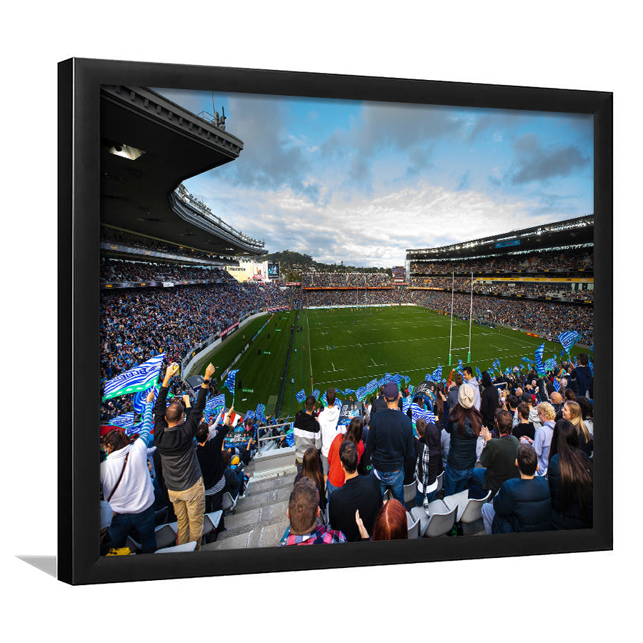 Eden Park New Zealand, Stadium Canvas, Sport Art, Gift for him, Framed Art Print Wall Decor, Picture Framed