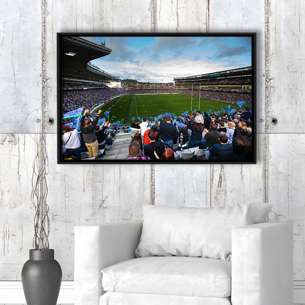 Eden Park New Zealand, Stadium Canvas, Sport Art, Framed Canvas Print Wall Art, Floating Frame