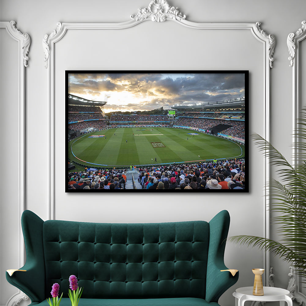 Eden Park, Stadium Canvas, Sport Art, Gift for him, Framed Art Print Wall Decor, Picture Framed