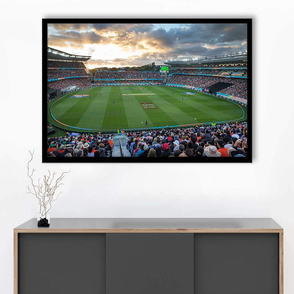 Eden Park, Stadium Canvas, Sport Art, Gift for him, Framed Art Print Wall Decor, Picture Framed