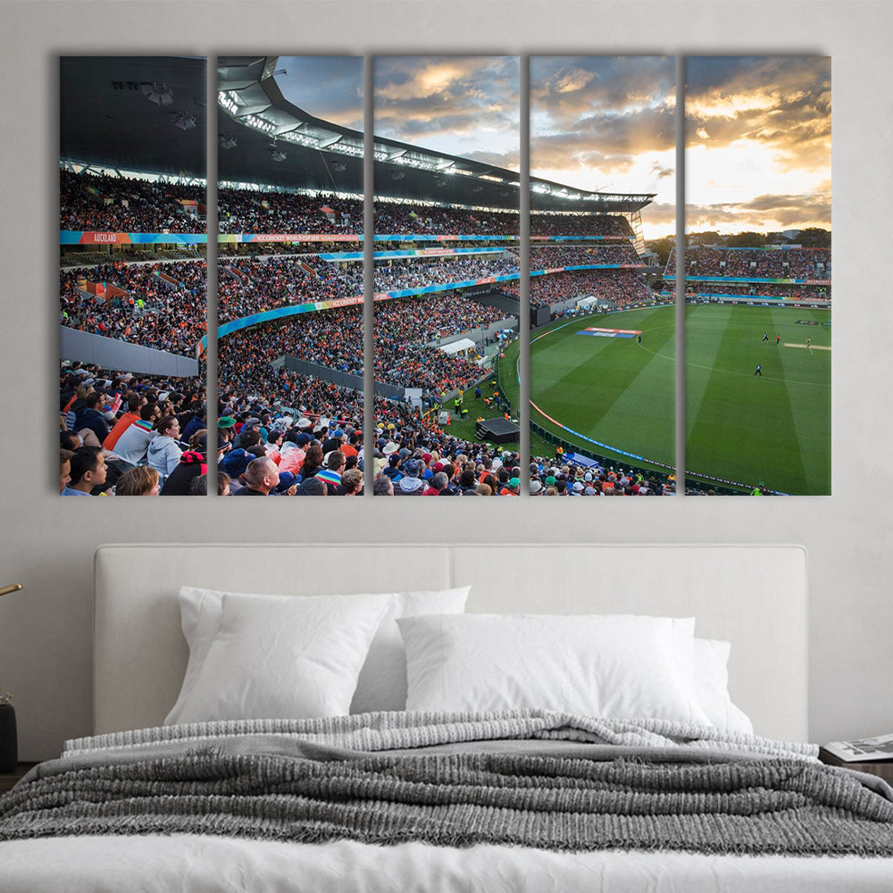 Eden Park Stadium, Stadium Canvas, Sport Art, Fan Gifts, 5 Panel B, Extra Large Canvas, Canvas Print Wall Art