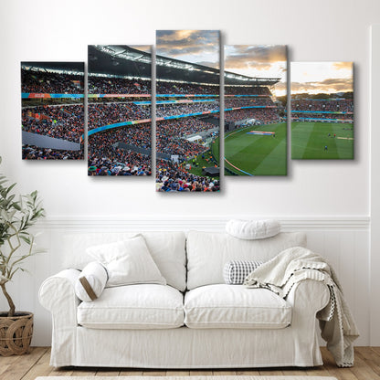 Eden Park Stadium, Stadium Canvas, Sport Art, Fan Gifts, 5 Panel, Large Canvas, Canvas Print Wall Art