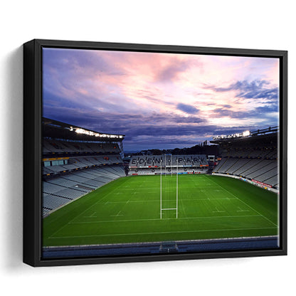 Eden Park Stadium, Stadium Canvas, Sport Art, Framed Canvas Print Wall Art, Floating Frame