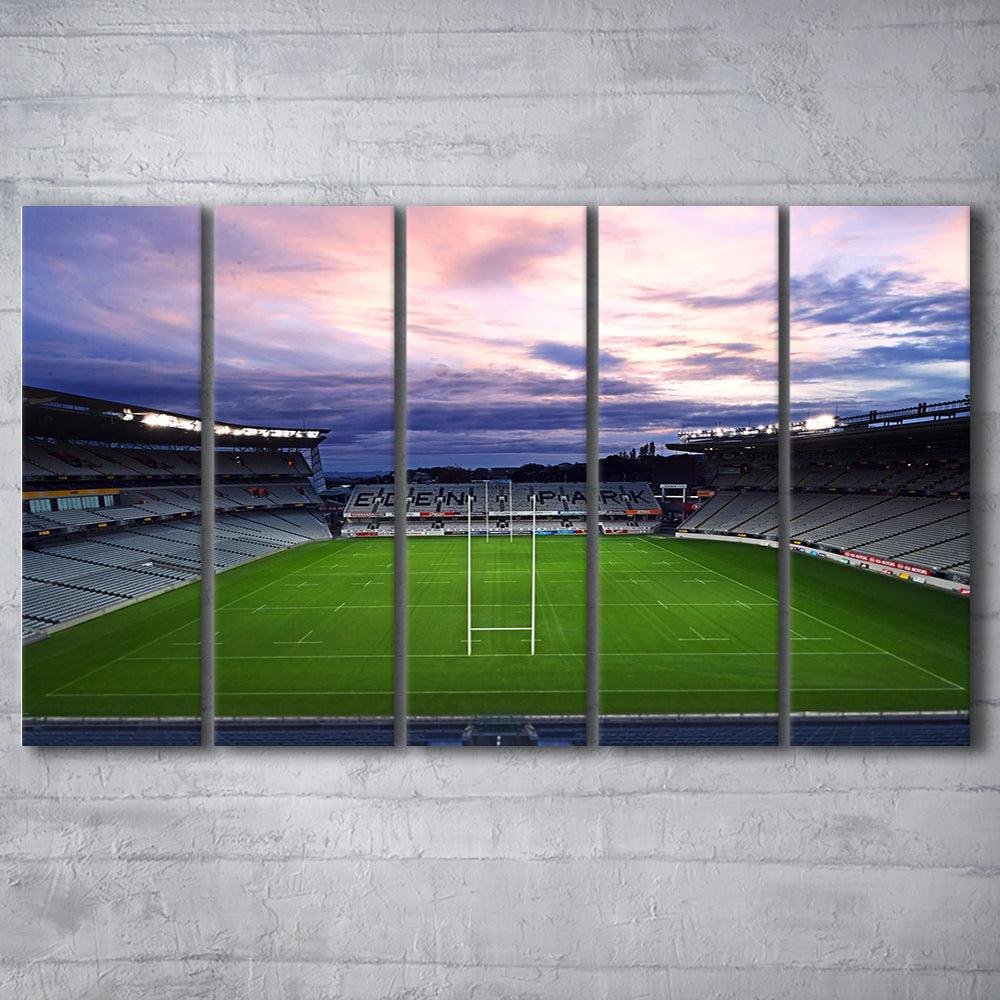 Eden Park Stadium, Stadium Canvas, Sport Art, 5 Panel B, Extra Large Canvas, Canvas Print Wall Art