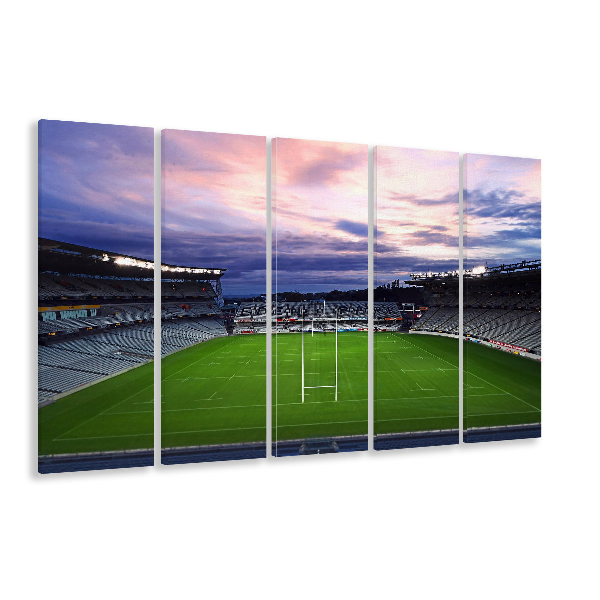 Eden Park Stadium, Stadium Canvas, Sport Art, 5 Panel B, Extra Large Canvas, Canvas Print Wall Art