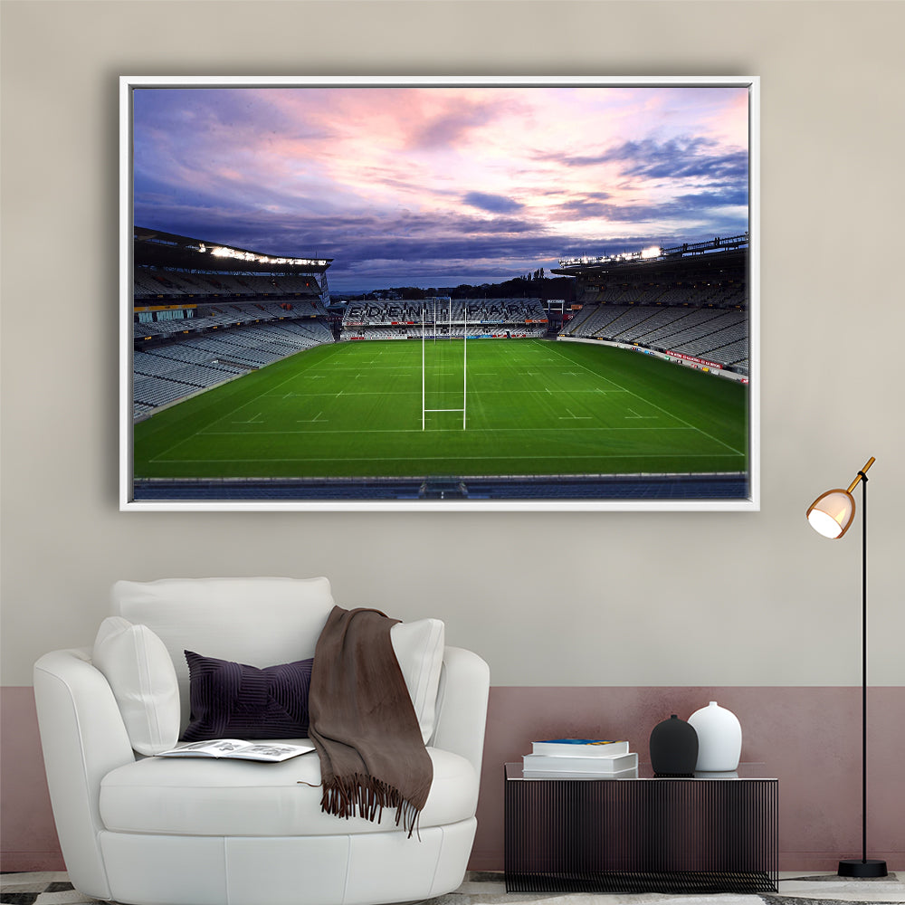 Eden Park Stadium, Stadium Canvas, Sport Art, Framed Canvas Print Wall Art, Floating Frame